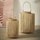 Lanterna Em Fibra Natural 14945 Mart