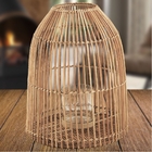 Lanterna Em Rattan, Altura 36cm