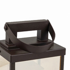 Lanterna Externa 1 Lâmpada Alumínio Marrom Retro IP40 Metaldomado