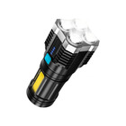 Lanterna Forte Potente Impermeável Sitio Fazenda 4 Leds Usb