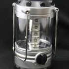 Lanterna Lampião 12 Leds Com Bussola Ds1610 / Xy-812 Prata