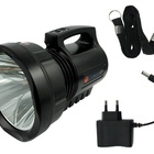 Lanterna Led Holofote Recarregável 30w Alta Potência Td-8000