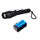 Lanterna Led T6 Ultra Forte Militar Tática 2 Baterias B-8477