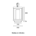 Lanterna Lohr 30cm Germany