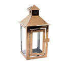 Lanterna Marroquina Indiana Cobre Rústicas 20x10cm