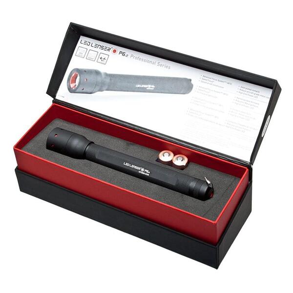 Lanterna Média Ledlenser P6 Com 200 Lúmens E Foco Ajustável