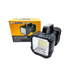 Lanterna Monster Ntk Holofote Recarregável Usb De Mão Multifu