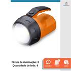 Lanterna Para Camping 9 Led - Starfer