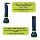 Lanterna Power Led Mor 140 Lumens Recarregável