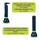 Lanterna Power Led Mor 140 Lumens Recarregável