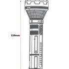 Lanterna Recarregável Led 5w Avant - Unico