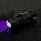 Lanterna Recarregável Luz Negra Uv Resistente A Água