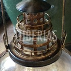 Lanterna Redonda Marroquina Indiana Escura Com Alça