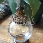 Lanterna Redonda Marroquina Indiana Escura Com Alça