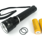 Lanterna Super Led Para Mergulho Jws Ws728 Com Duas Baterias