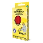 Lápis De Cera Estaca Acrilex Preto 520 Caixa Com 12 Unidades