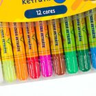 Lapis De Cera Gizao Retratil Aquarelavel 12 Cores