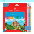 Lápis De Cor Ecolápis Faber-castell 24 Cores 4 Pastel