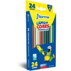 Lapis De Cor Triangular Norma 24 Cores C/apontador