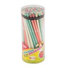 Lápis Tris Preto Hb2 Pastéis Perolado Redondo Com Borracha Ca