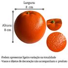 Laranja Artificial Kit 15 Unid - Perfeito Pra Decoração Tropi