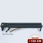 Lareira A Gás Clássica Luna 150 Cm - C/ Pedras Vulcânicas - F