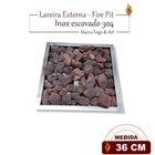 Lareira A Gás Externa - Fire Pit Quadrado