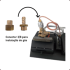 Lareira A Gás Interna De Embutir 60cm Lareira A Gas Natural 6