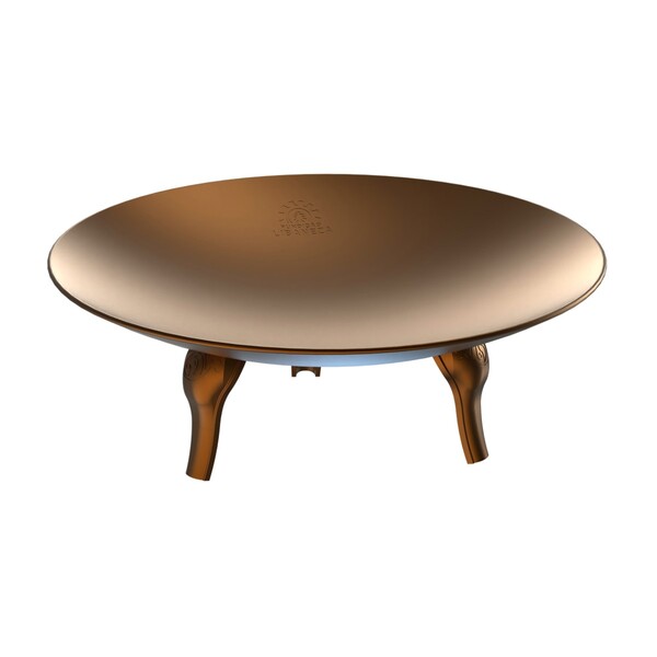 Lareira Braseiro Jardim De Ferro Externa Envelhecido 100cm