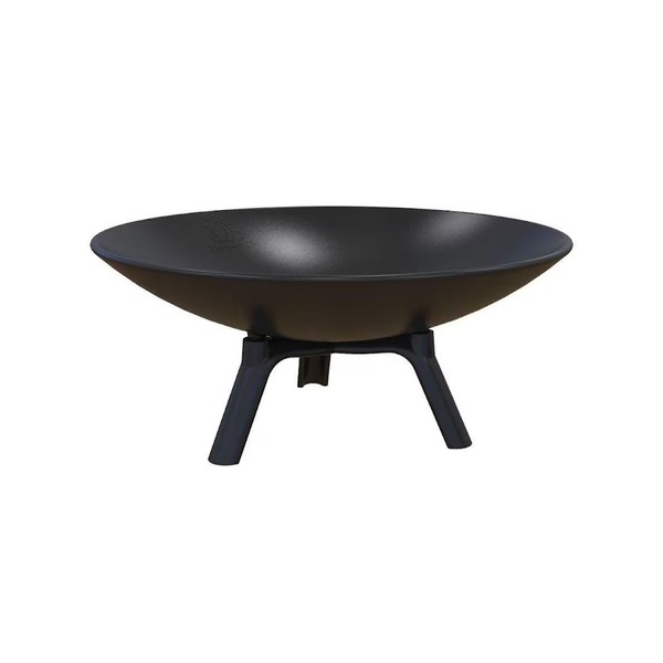 Lareira Braseiro Jardim Ferro Externa Interno Portátil Preta