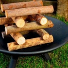 Lareira Braseiro Jardim Ferro Externa Interno Portátil Preta