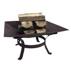 Lareira De Ferro Portátil A Lenha Fogueira Para Uso Externo C