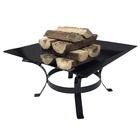 Lareira De Ferro Portátil A Lenha Fogueira Para Uso Externo C