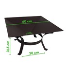 Lareira De Ferro Portátil A Lenha Fogueira Para Uso Externo C