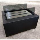 Lareira Ecológica A Álcool Em Aço Queimador Duplo Classe A