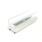 Lareira Ecológica A Álcool Ou Etanol Aço Branca 100cm