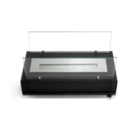 Lareira Ecológica A Álcool Ou Etanol Aço Preta 60cm - Etna