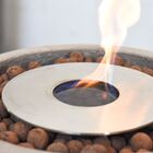 Lareira Ecológica Cimento Queimador Inox 304 - Porak Oval