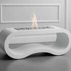 Lareira Ecológica De Mesa Senna Branca