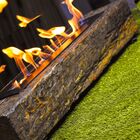 Lareira Ecológica Dormente Com Queimador Em Ferro E Manta Cer