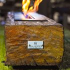 Lareira Ecológica Dormente Com Queimador Em Ferro E Manta Cer