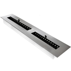 Lareira Ecológica Dupla Aquecedor Para Embutir Abertura Da Ch