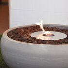 Lareira Ecológica Externa Cimento  Queimador Inox 304 - Porak