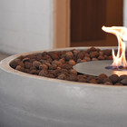 Lareira Ecológica Externa Cimento Queimador Inox 304 - Porak