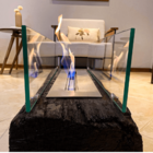 Lareira Ecológica No Dormente Com Rodinhas E Queimador Em Ino