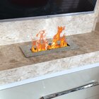 Lareira Ecológica Para Embutir 50cm De Abertura Da Chama Saro