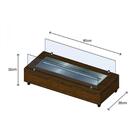 Lareira Ecológica Portátil A Álcool Queimador 60cm - Rústica