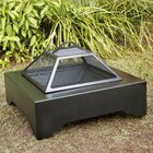 Lareira Externa Pira Master - Tela Proteção-aço -preto Fosco