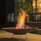 Lareira Externa Tacho Para Jardim Em Ferro Fundido - 60  80