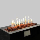 Lareira Fire Pit A Gás Retangular 80 Cm  Área Externa